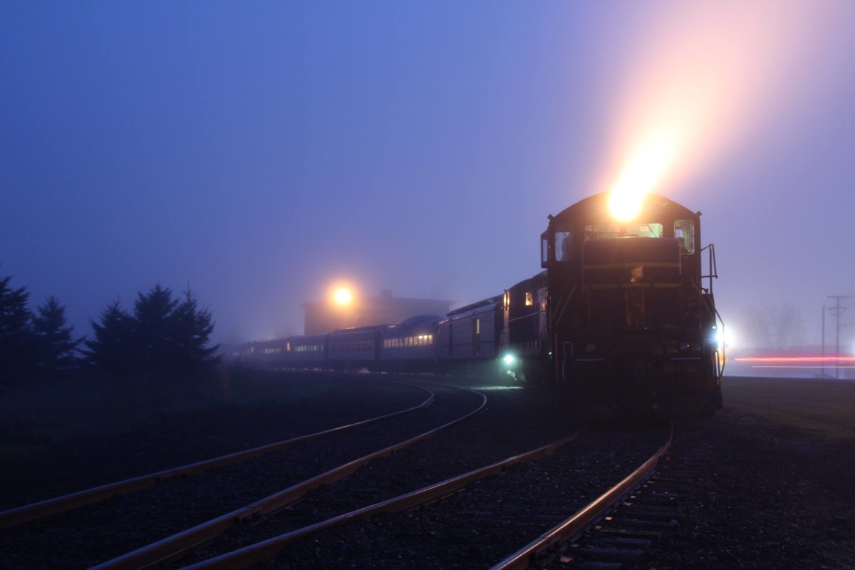 Train in Fog